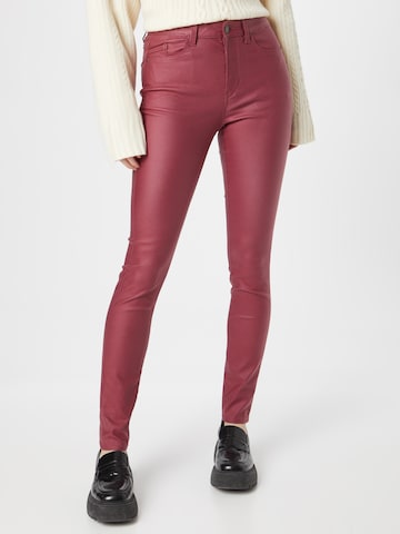 ESPRIT Skinny Kalhoty – červená: přední strana