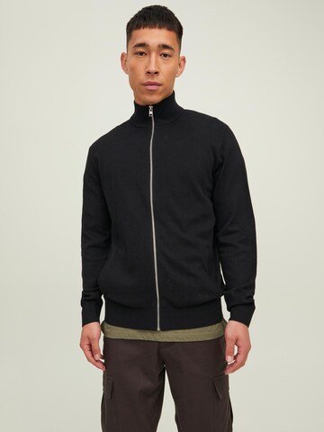 JACK & JONES - Cárdigan 'Emil' en negro: frente