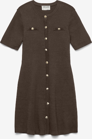 VERO MODA Kleid in Braun: Vorderseite