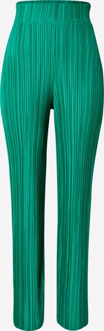 Warehouse - Loosefit Pantalón 'Plisse Trouser' en verde: frente