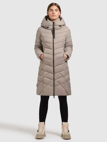 khujo Pitkä talvitakki ' ODANA3 ' värissä beige