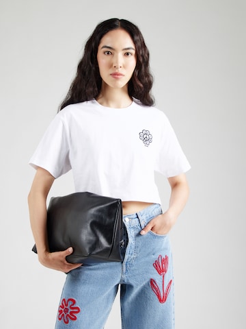 Moschino Jeans Tričko - Biela: predná strana