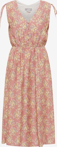 Usha Καλοκαιρινό φόρεμα σε ροζ: μπροστά