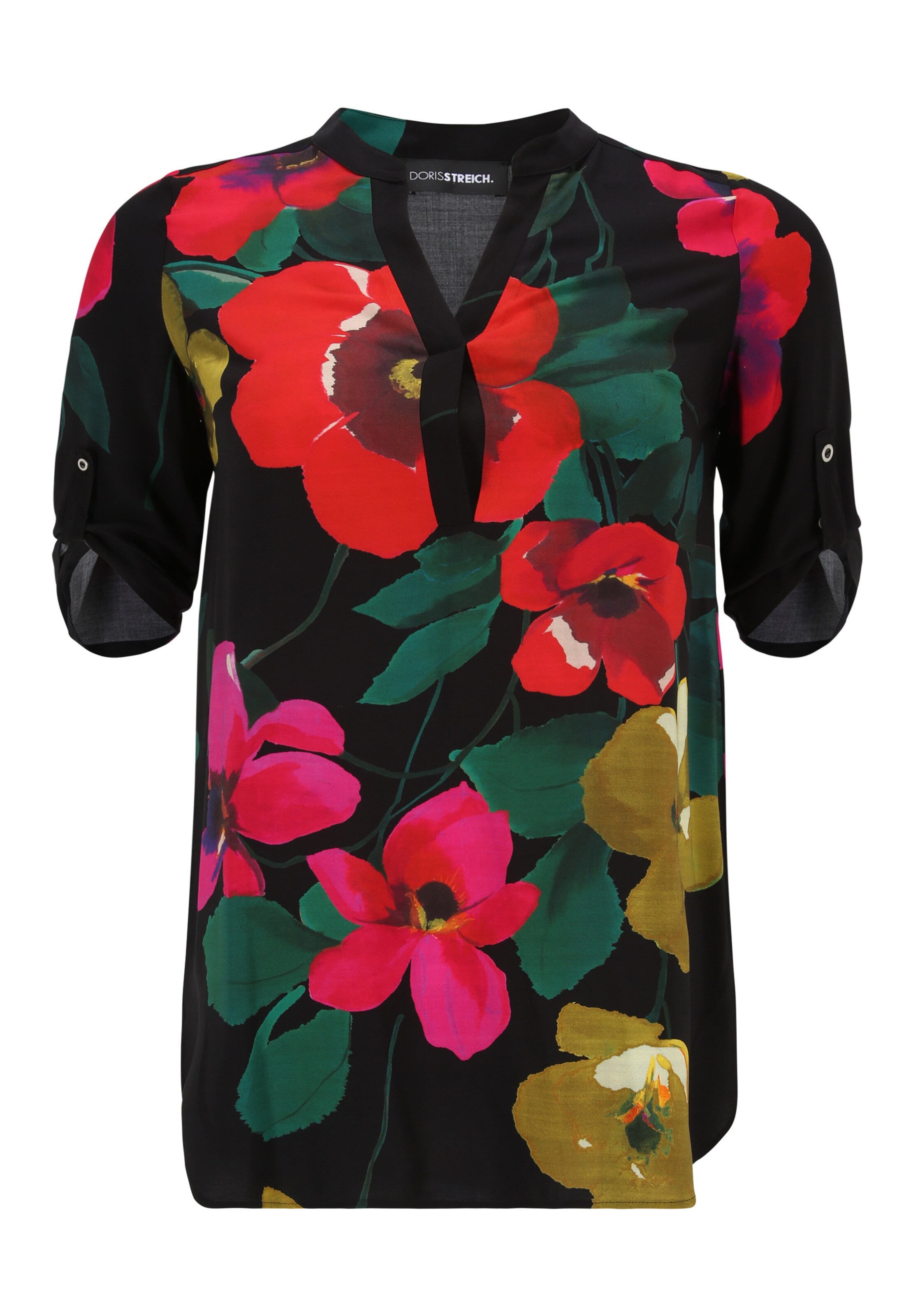 Doris Streich Bluse in Schwarz: Vorderseite