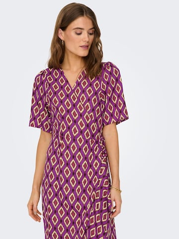 ONLY - Vestido 'LEAH' em roxo