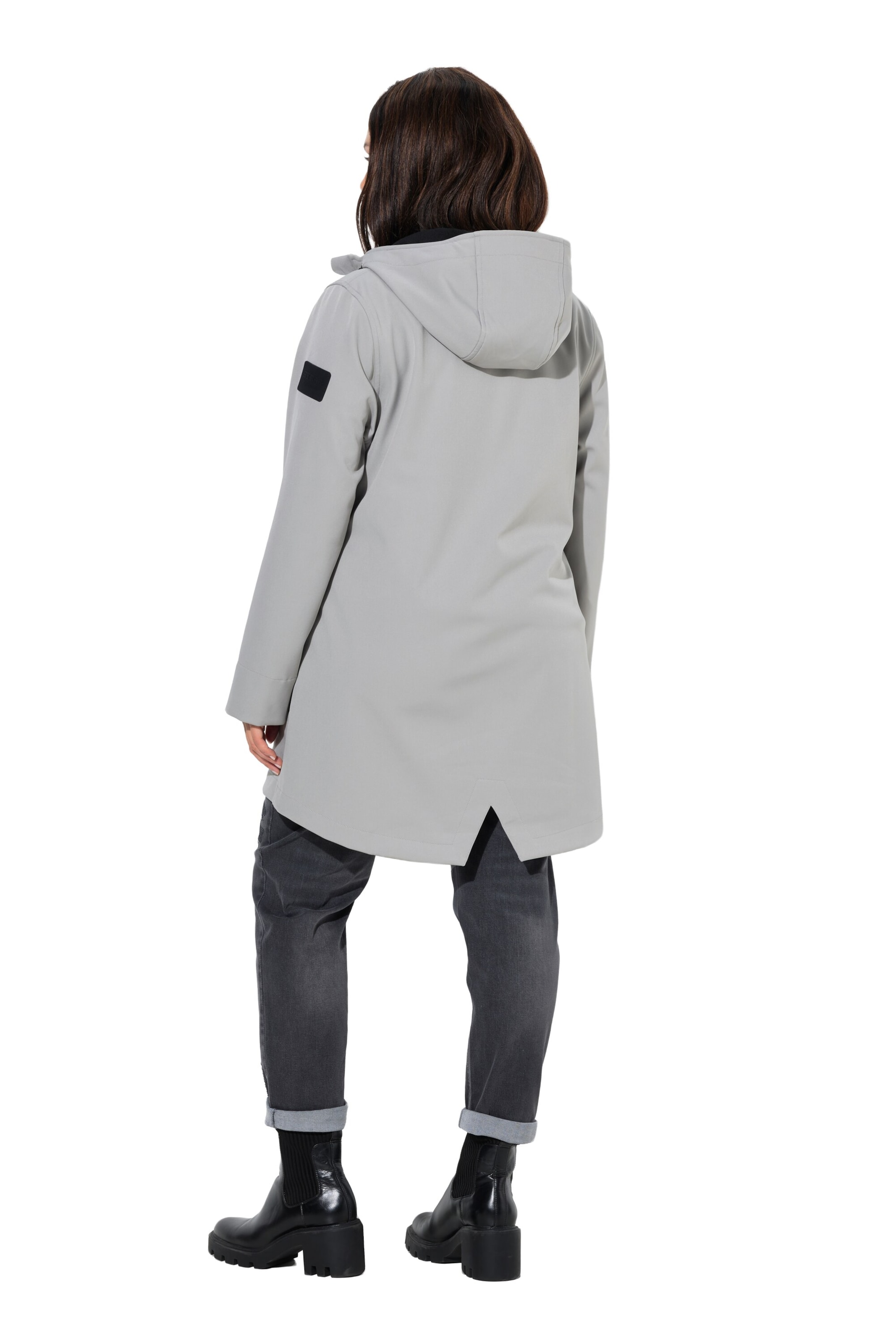 Ulla Popken Funktionsjacke in Grau