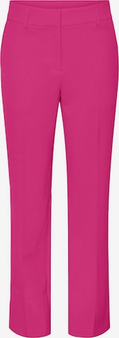Pantaloni con piega frontale 'LIKKA' di Y.A.S in rosa: frontale
