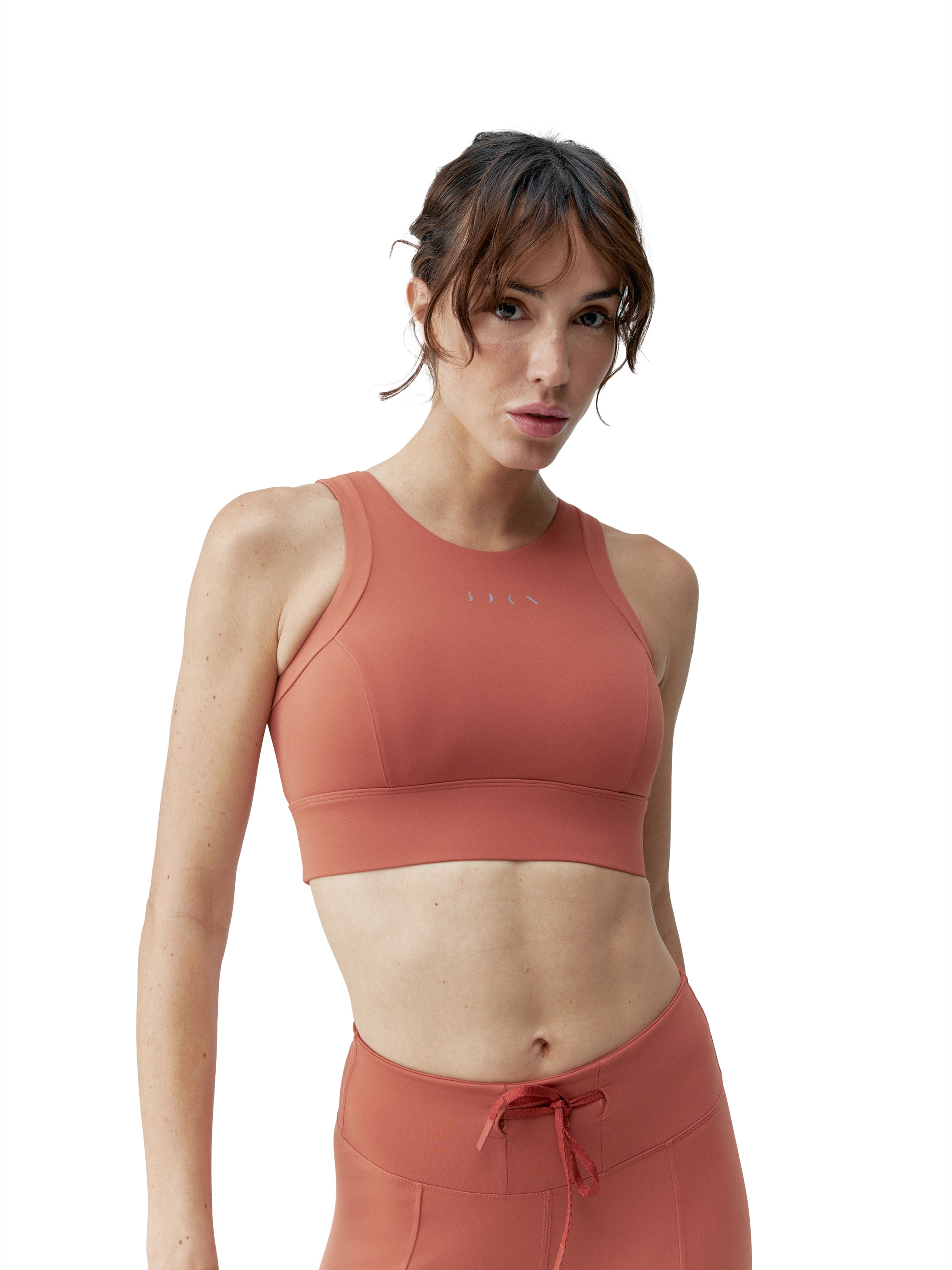 Born Living Yoga Skinny Sports trousers 'Esme' in Orange: front