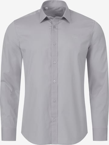 Indumentum Button Up Shirt in Grey: front