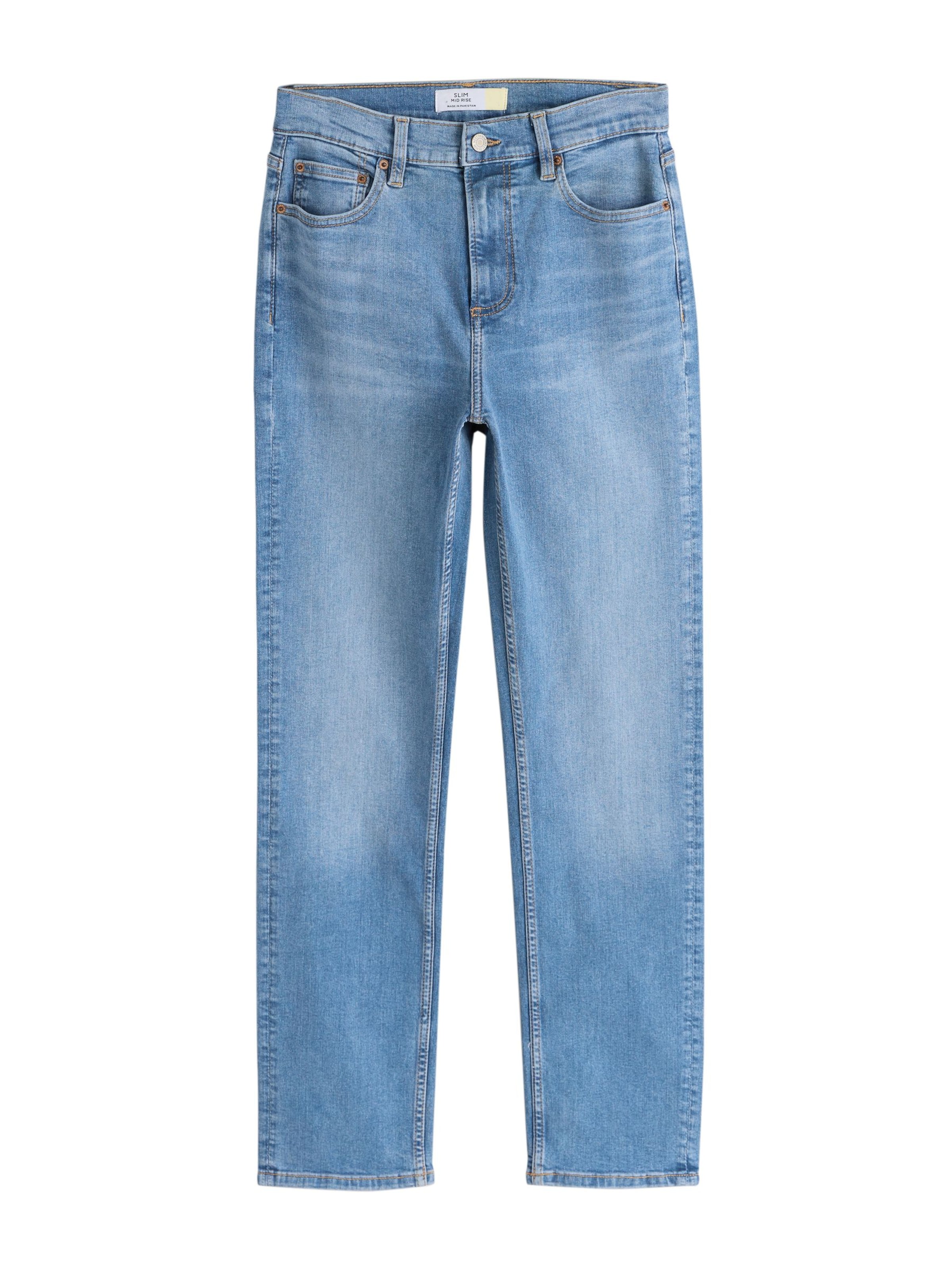 Next Slimfit Jeans in Blauw: voorkant