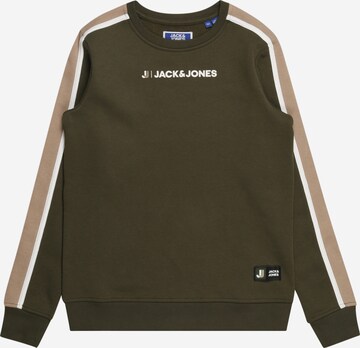 Jack & Jones Junior - Sudadera 'Logan' en marrón: frente