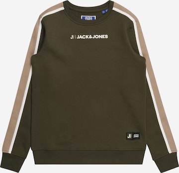 Jack & Jones Junior Μπλούζα φούτερ 'Logan' σε καφέ: μπροστά