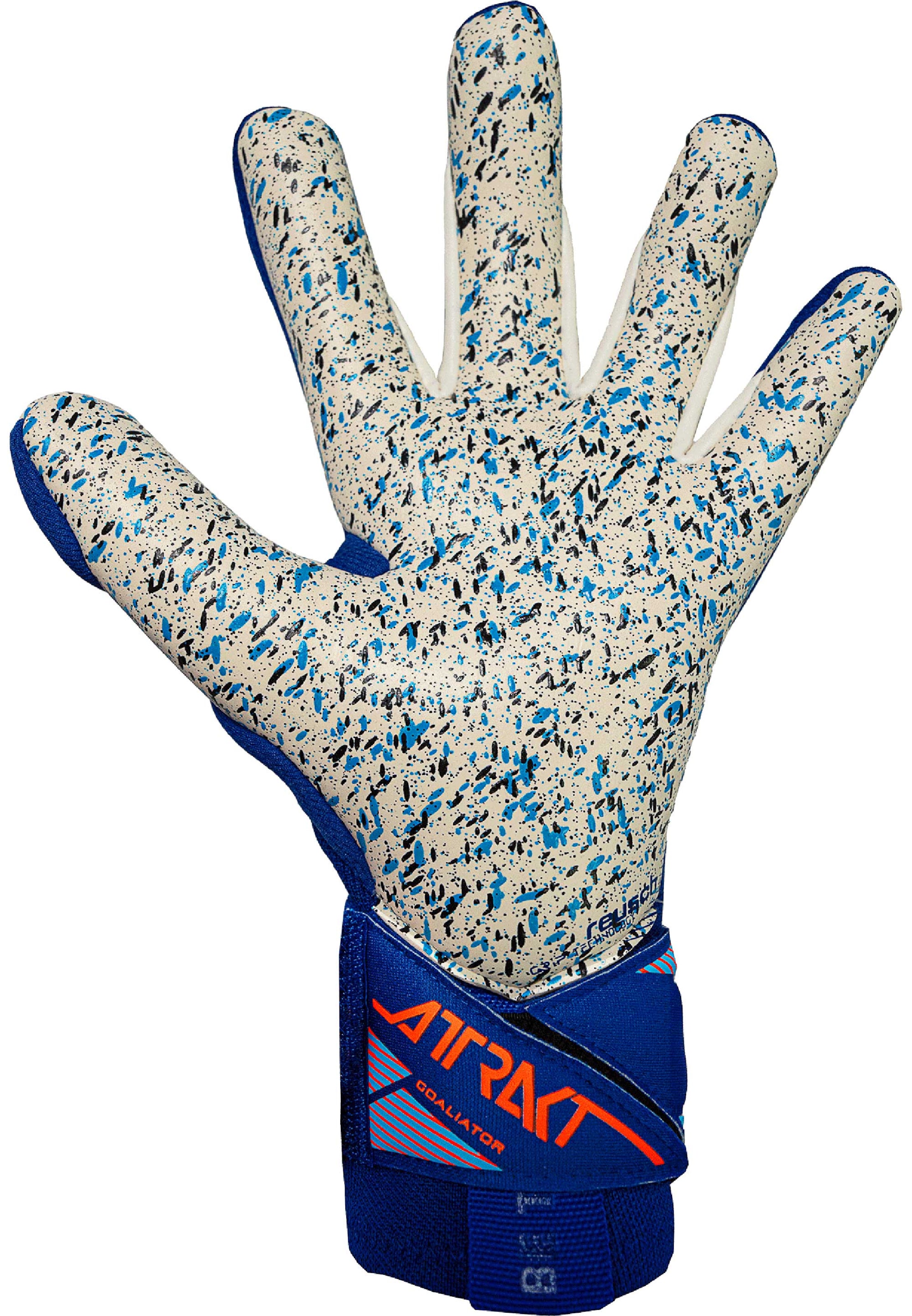 REUSCH Sports gloves 'Attrakt Freegel Fusion Goaliator' in Blue