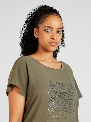 T-shirt 'LOUISA' ONLY Carmakoma en vert