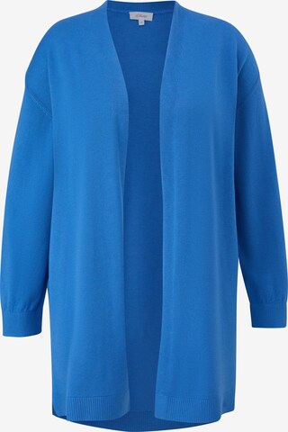 s.Oliver Knit Cardigan in Blue: front