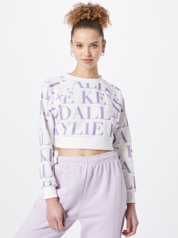 KENDALL + KYLIE Sweatshirt in White: front