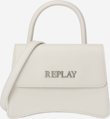 REPLAY Handbag in White: front