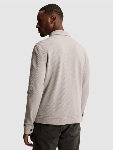 CAST IRON Tussenjas 'Sweat jacket with trucker look' in Grijs