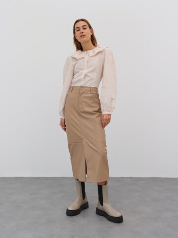 EDITED Skirt 'Rimini' in Beige