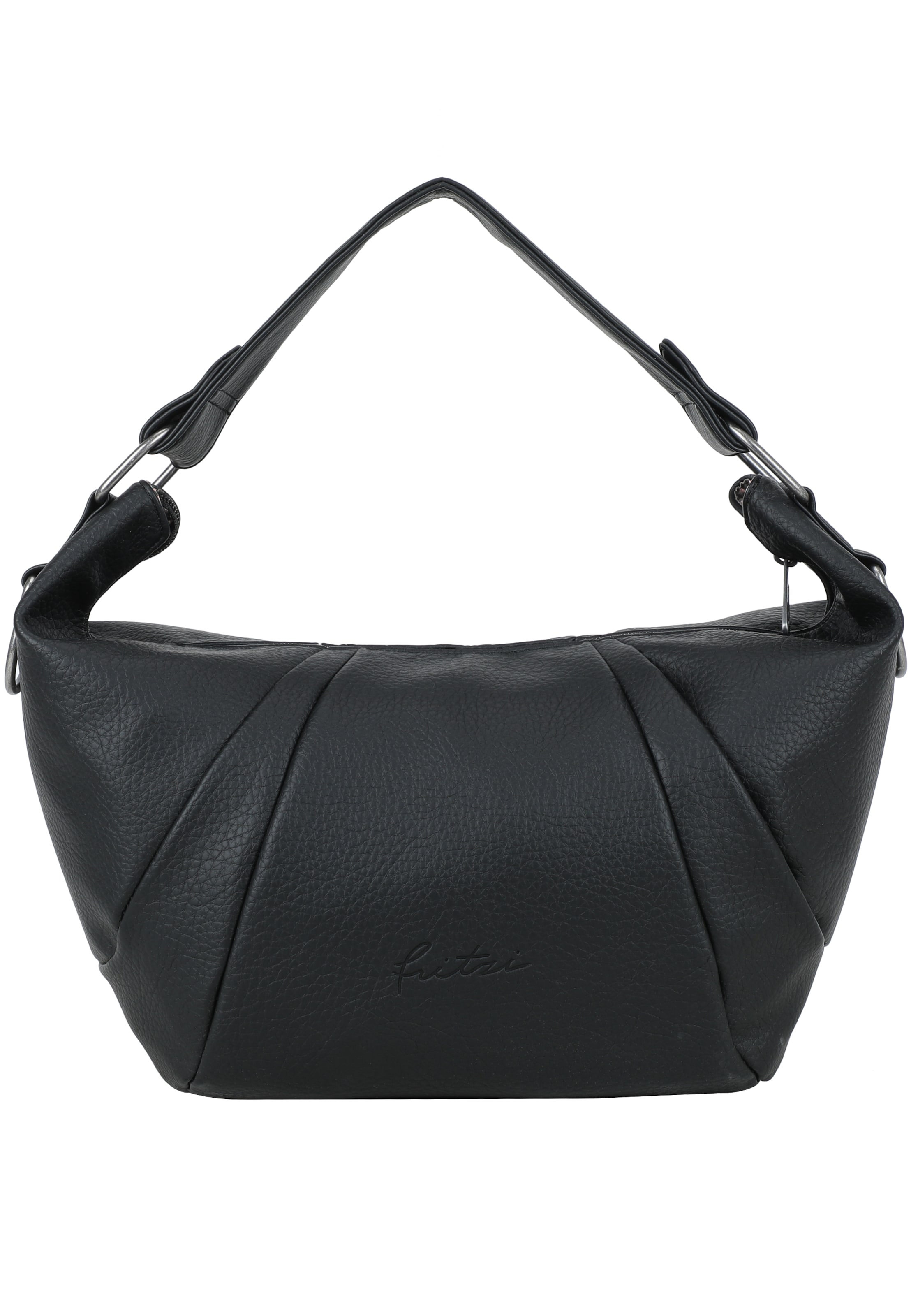 Borsa a mano 'Croissant Hobo' di Fritzi aus Preußen in nero: frontale