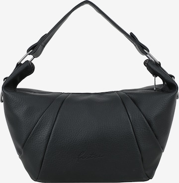 Borsa a mano 'Croissant Hobo' di Fritzi aus Preußen in nero: frontale