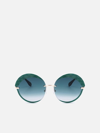 ADIDAS ORIGINALS Zonnebril 'Adidas Original OR0019 Matte black 67/17/135 Women Sunglasses' in One size in de kleur Groen, Productweergave