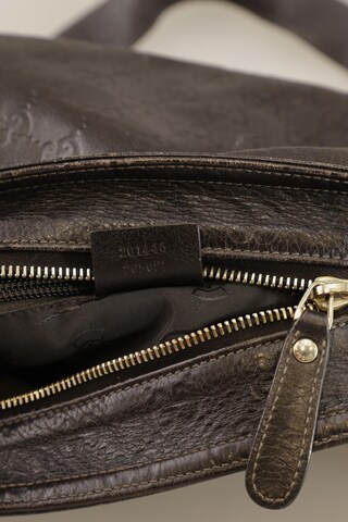 Gucci Handtasche gross Leder One Size in Braun