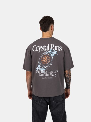 Crystal Paris Shirt 'Time'‌‌‌‌‌‌ in Grau