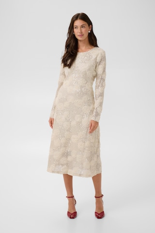 CULTURE - Vestido em bege: frente