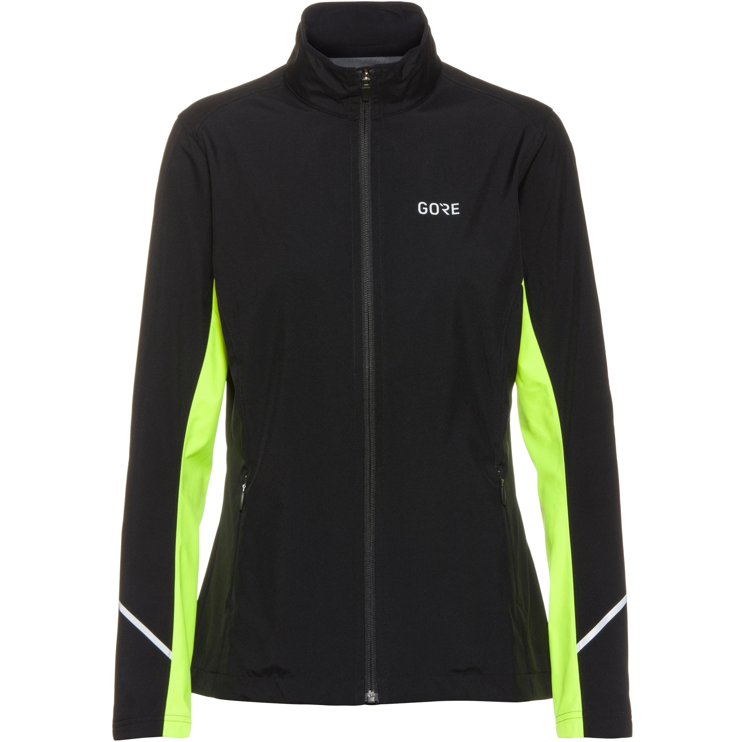 GORE WEAR Laufjacke 'Partial Infinium' in Schwarz: Vorderseite