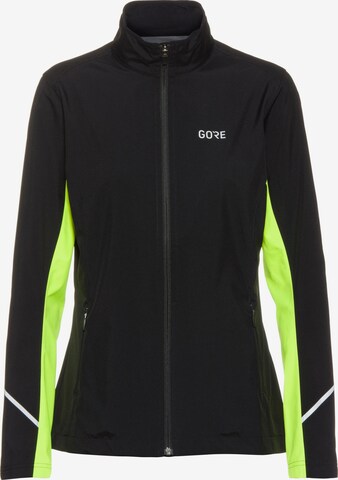 GORE WEAR Laufjacke 'Partial Infinium' in Schwarz: predná strana