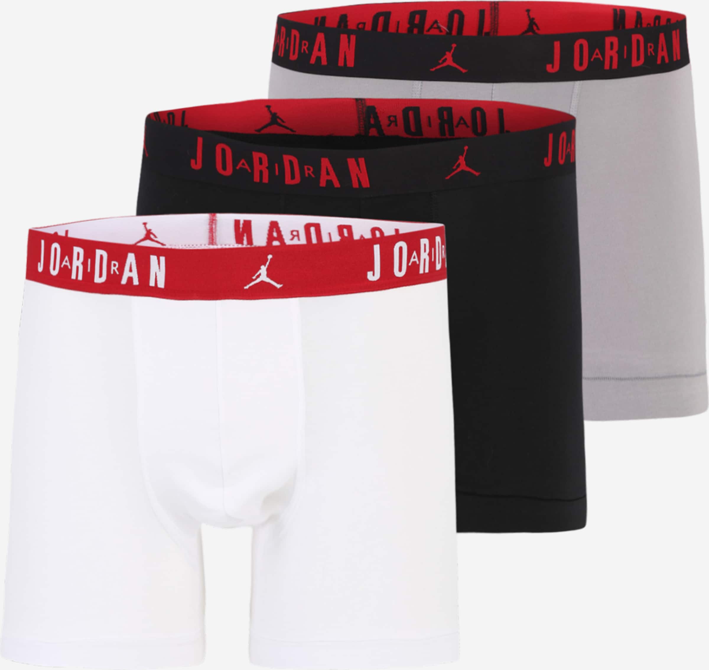 Jordan Calzoncillo boxer FLIGHT en Gris Negro Blanco ABOUT YOU