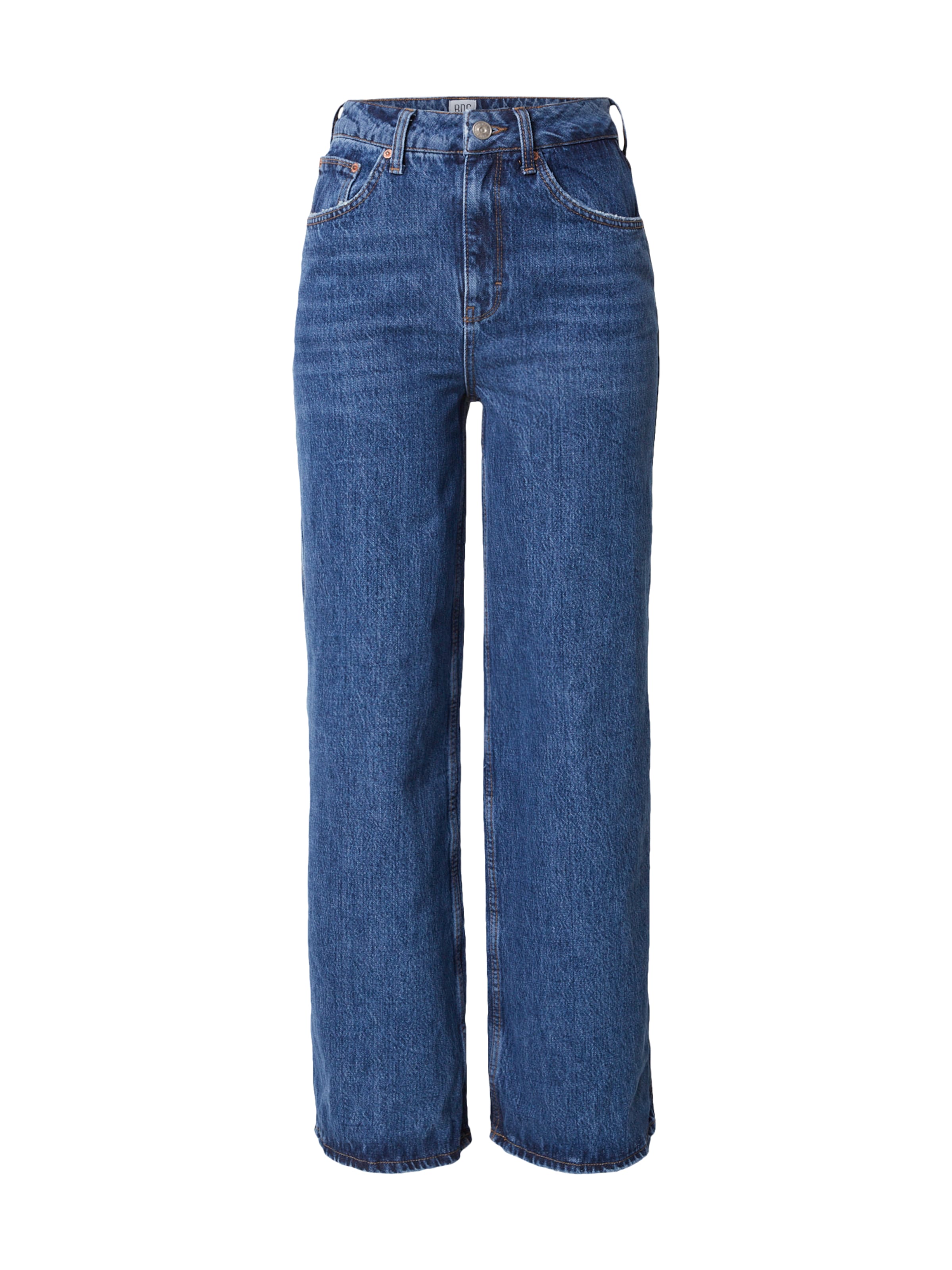 Wide leg Jeans 'PUDDLE' de la BDG Urban Outfitters pe albastru: față