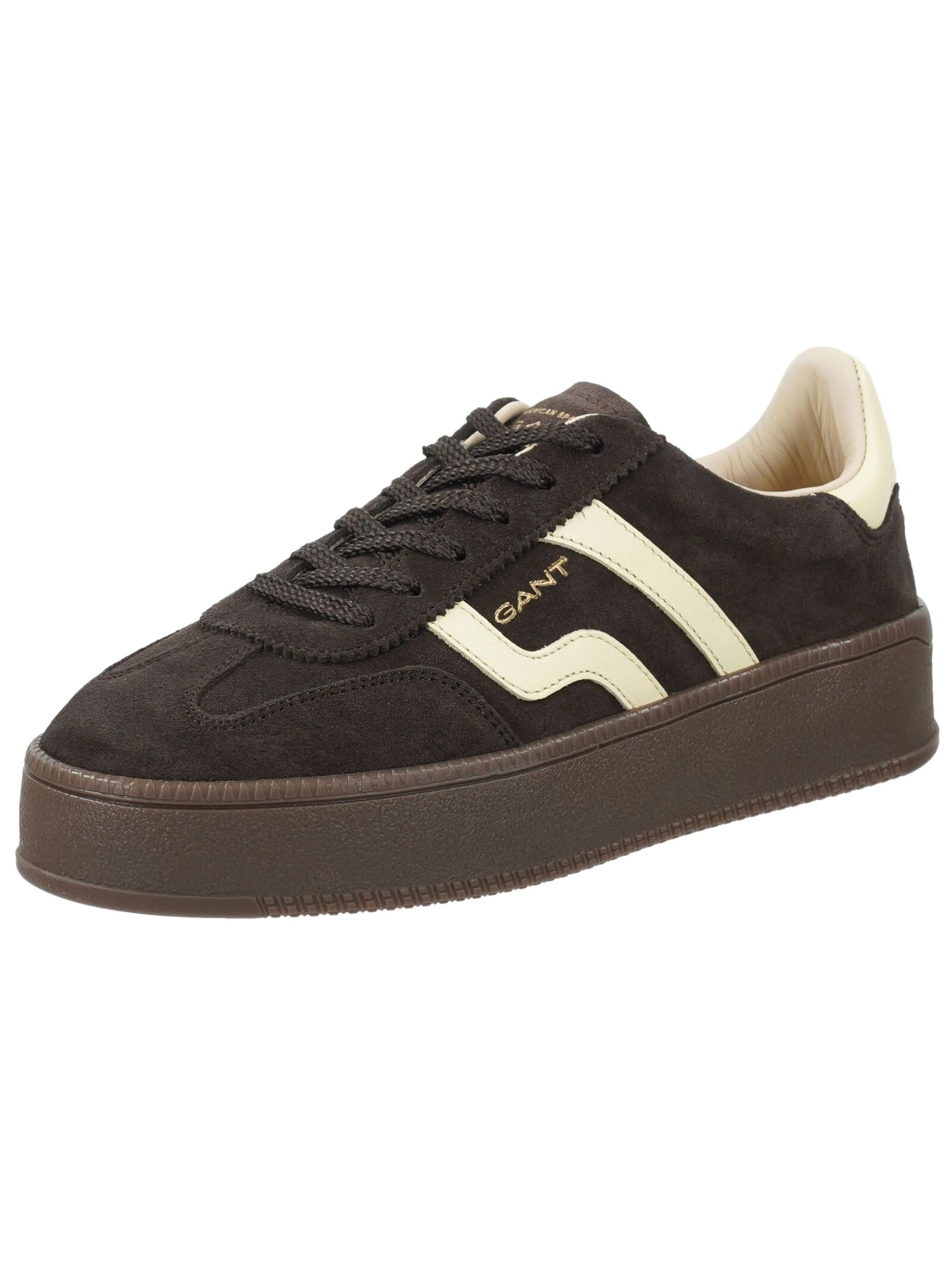 Baskets basses GANT en marron : devant