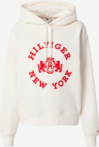 Sweat-shirt TOMMY HILFIGER en blanc : devant