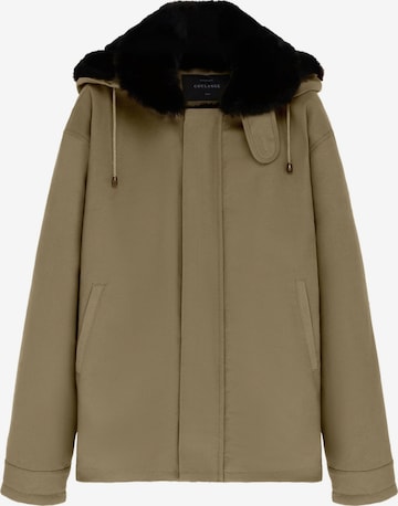 Parka d’hiver 'Heritage' Coulange en beige : devant