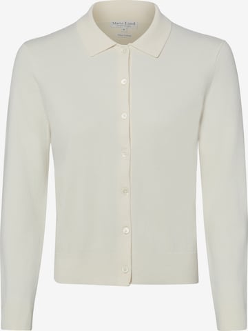 Cardigan Marie Lund en blanc : devant