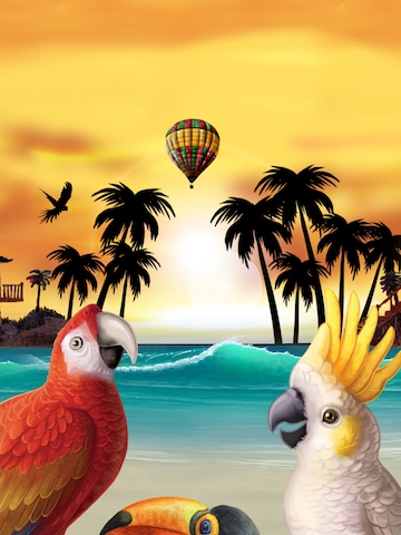 Hawaiihemdshop.de Regular fit Overhemd 'Golden Parrots' in Geel