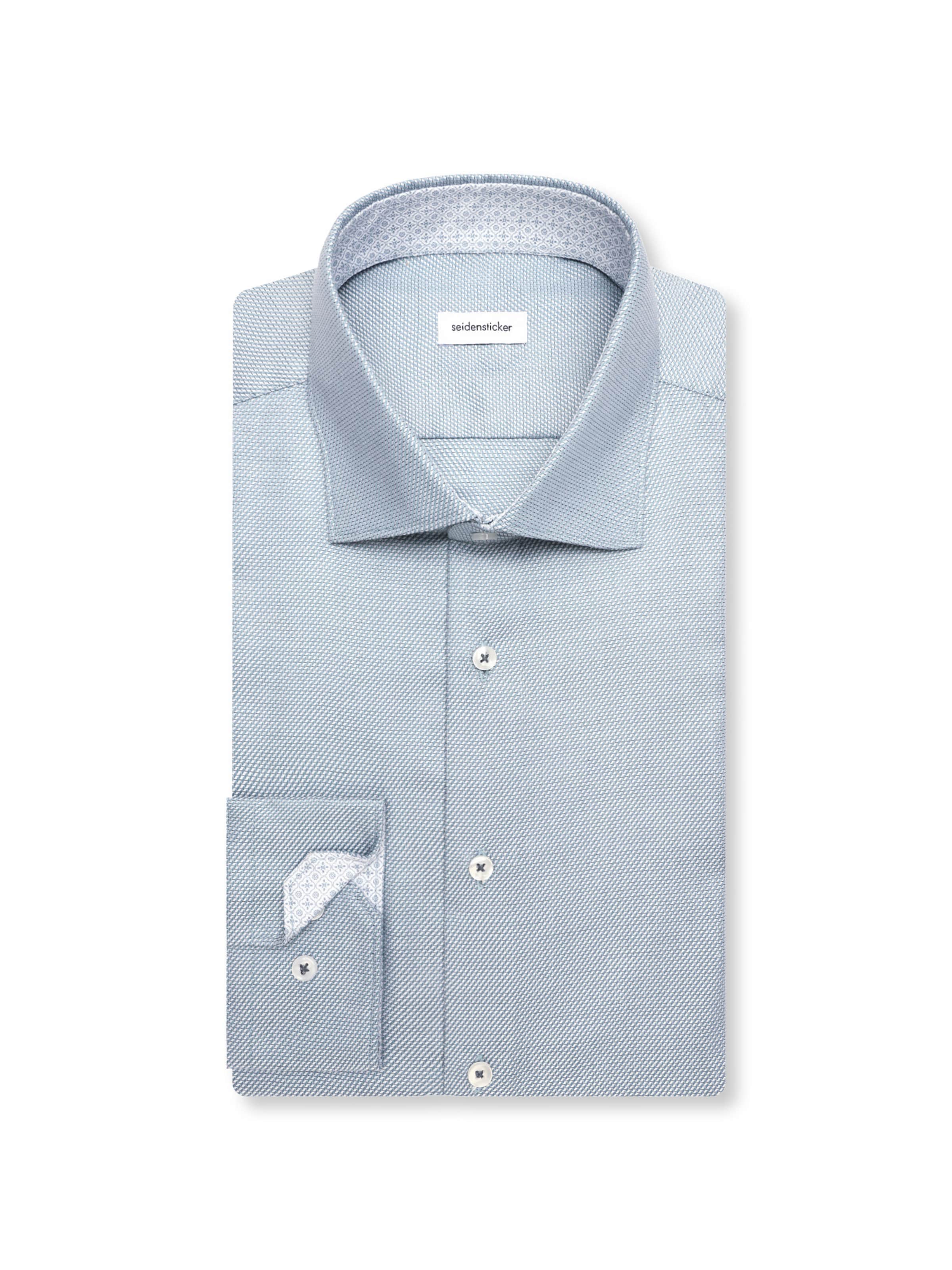 SEIDENSTICKER Slim fit Business shirt in Green