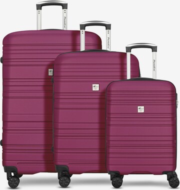 Ensemble de bagages CHECK.IN en rose : devant