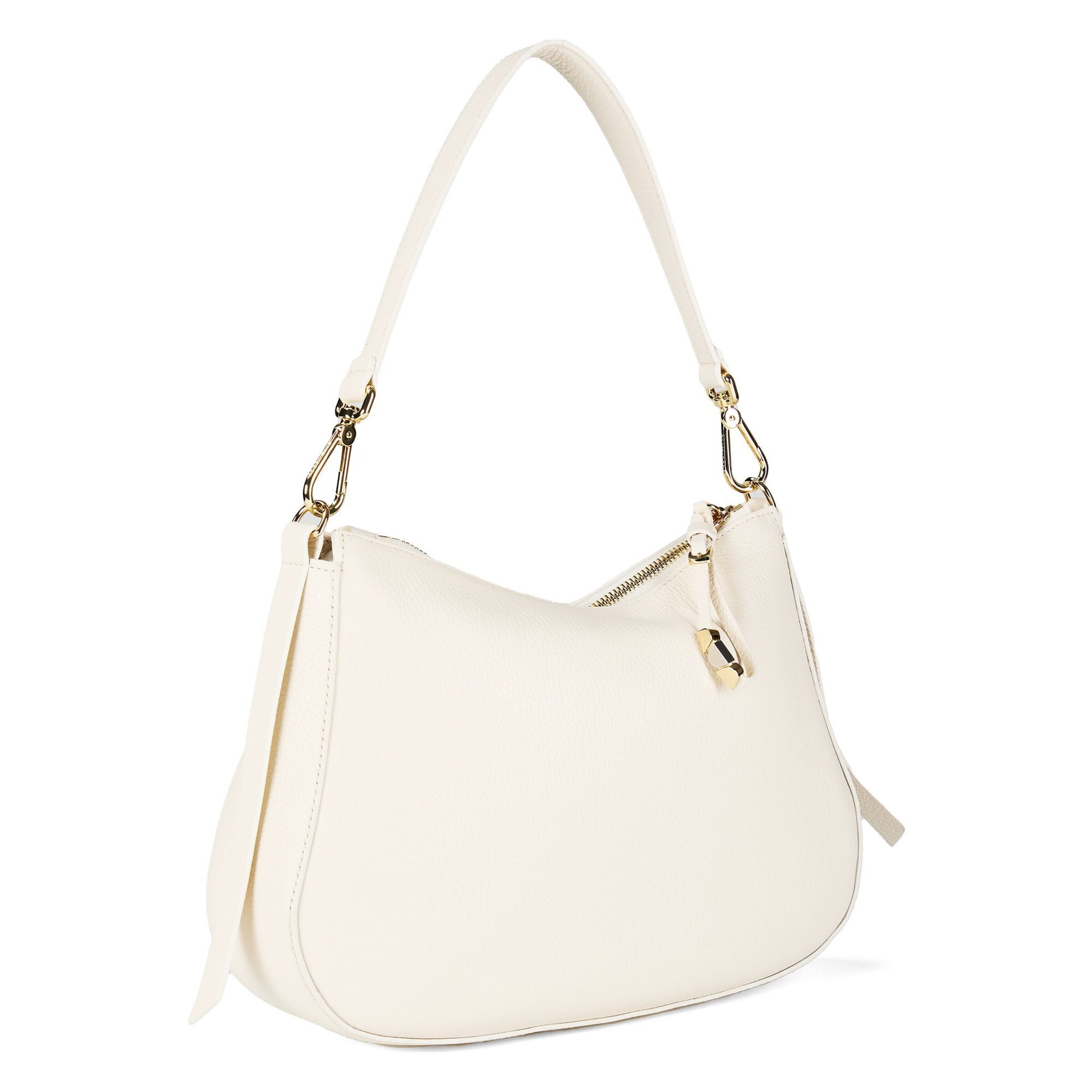 Coccinelle Schultertasche 'Nory' in Weiß