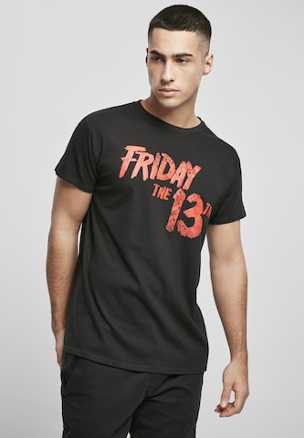 Mister Tee Shirt 'Friday The 13th' in Zwart: voorkant