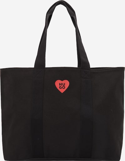 HUGO Shopper torba 'Becky' u crvena / crna, Pregled proizvoda
