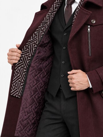 ALLTHEMEN Winterjas 'Schneeruhe' in Rood