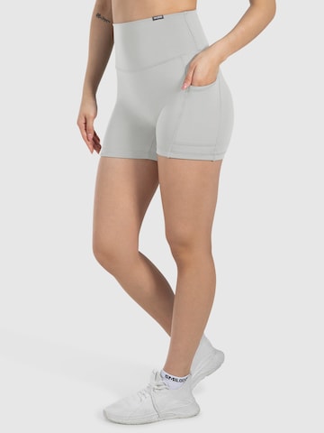 Coupe slim Leggings 'Lissa' Smilodox en gris