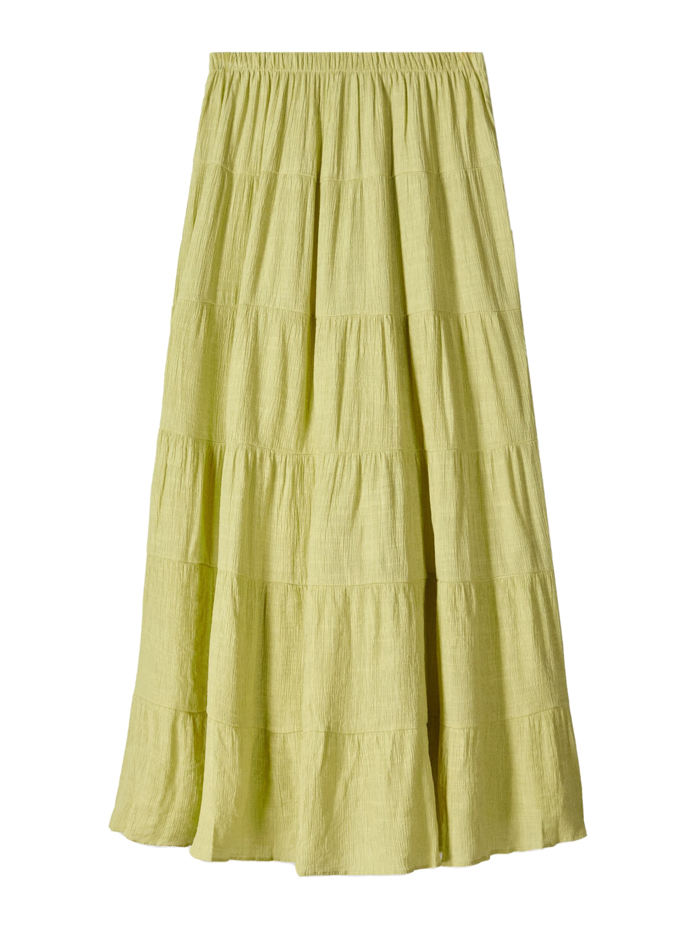 Gonna di Bershka in verde: frontale