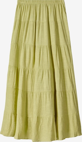 BershkaSuknja - zelena boja: prednji dio