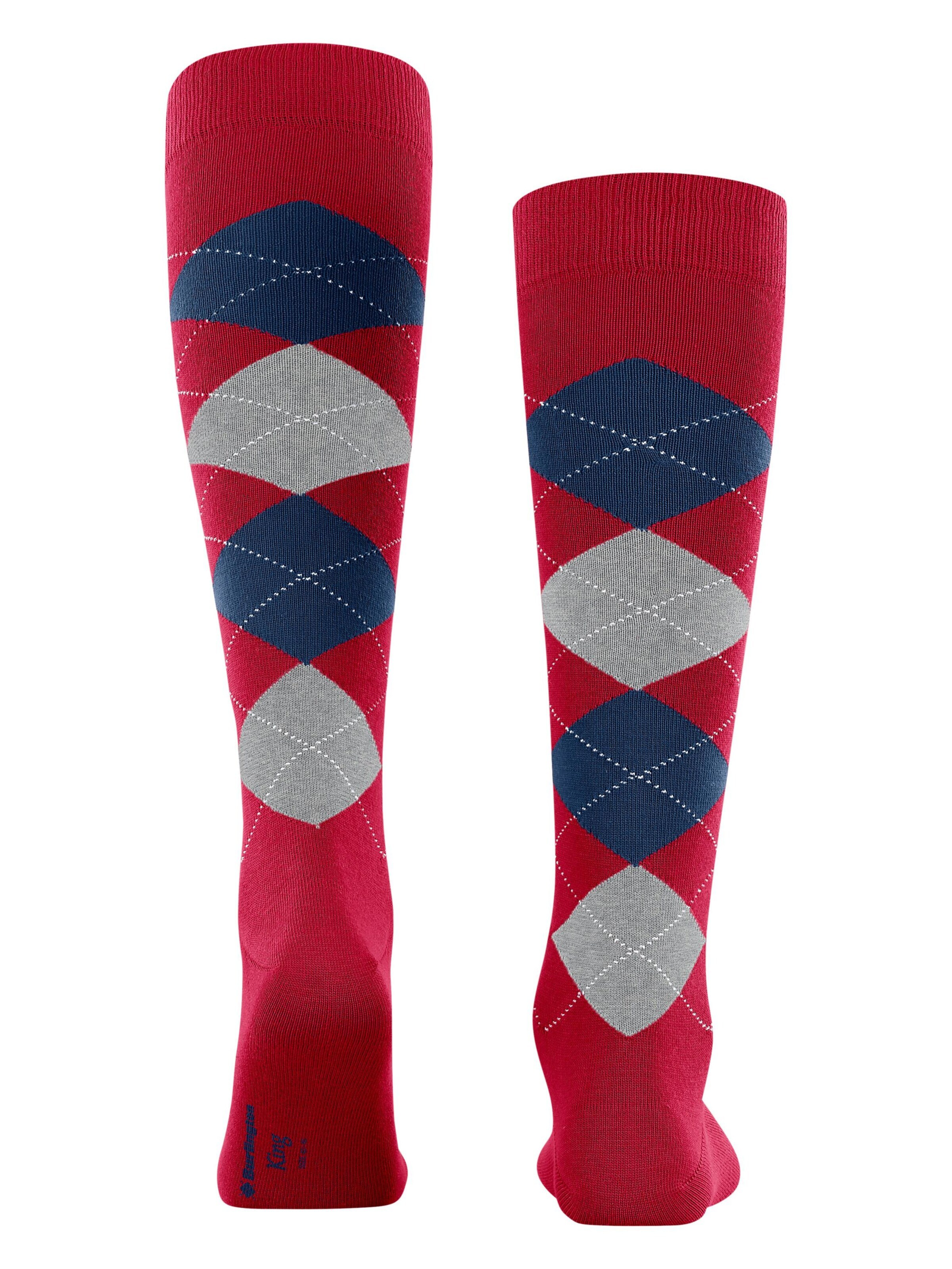 BURLINGTON Kniestrümpfe 'King'‌‌ in Rot