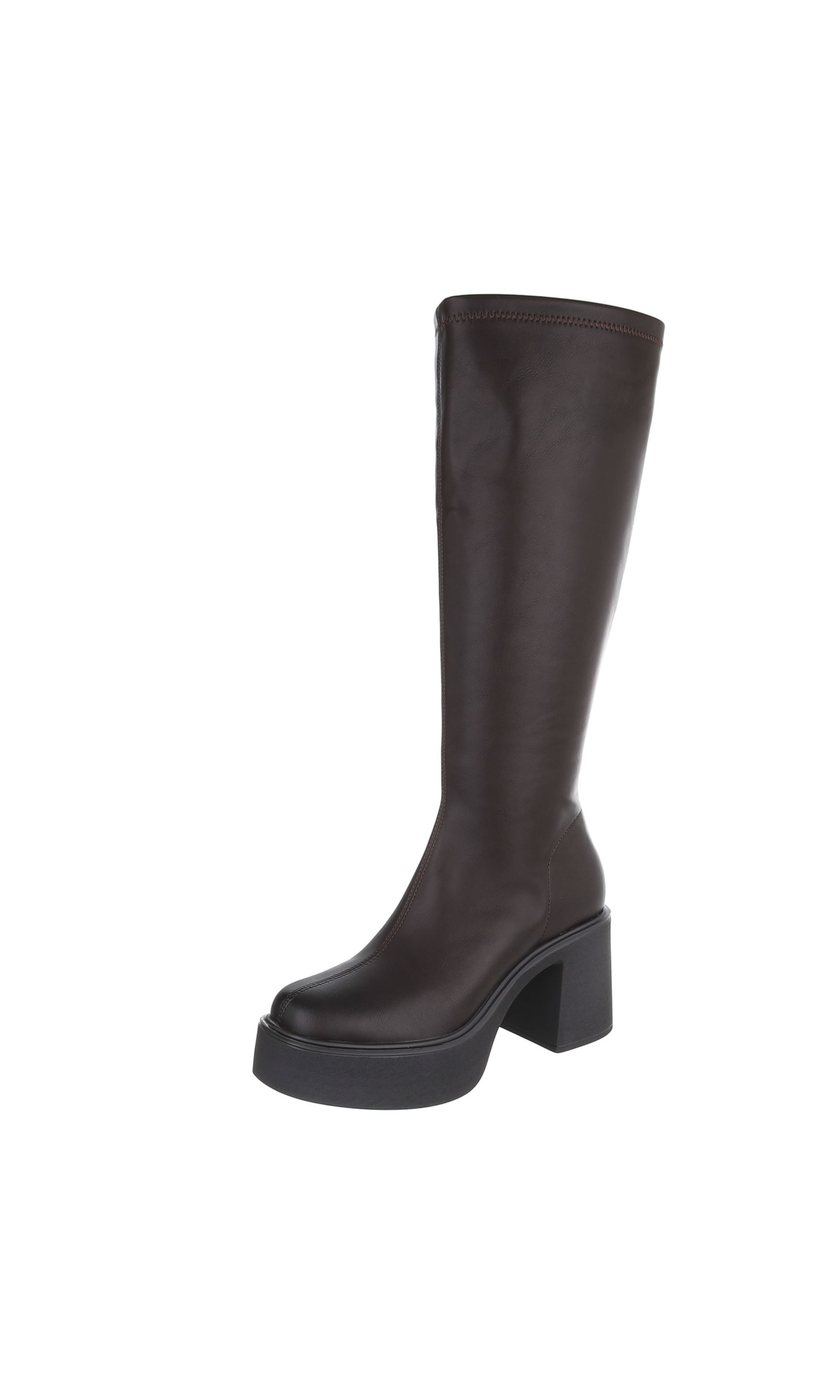 Ital-Design Stiefel in Braun: Vorderseite