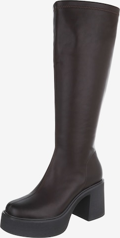Ital-Design Stiefel in Braun: Vorderseite